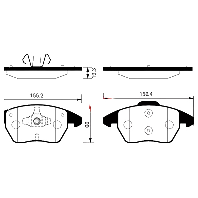 SP2098 Sangsin Brake