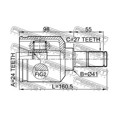 2211NS20LH Febest