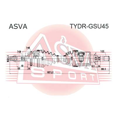 TYDRGSU45 Asva