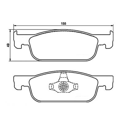 SP4054 Sangsin Brake